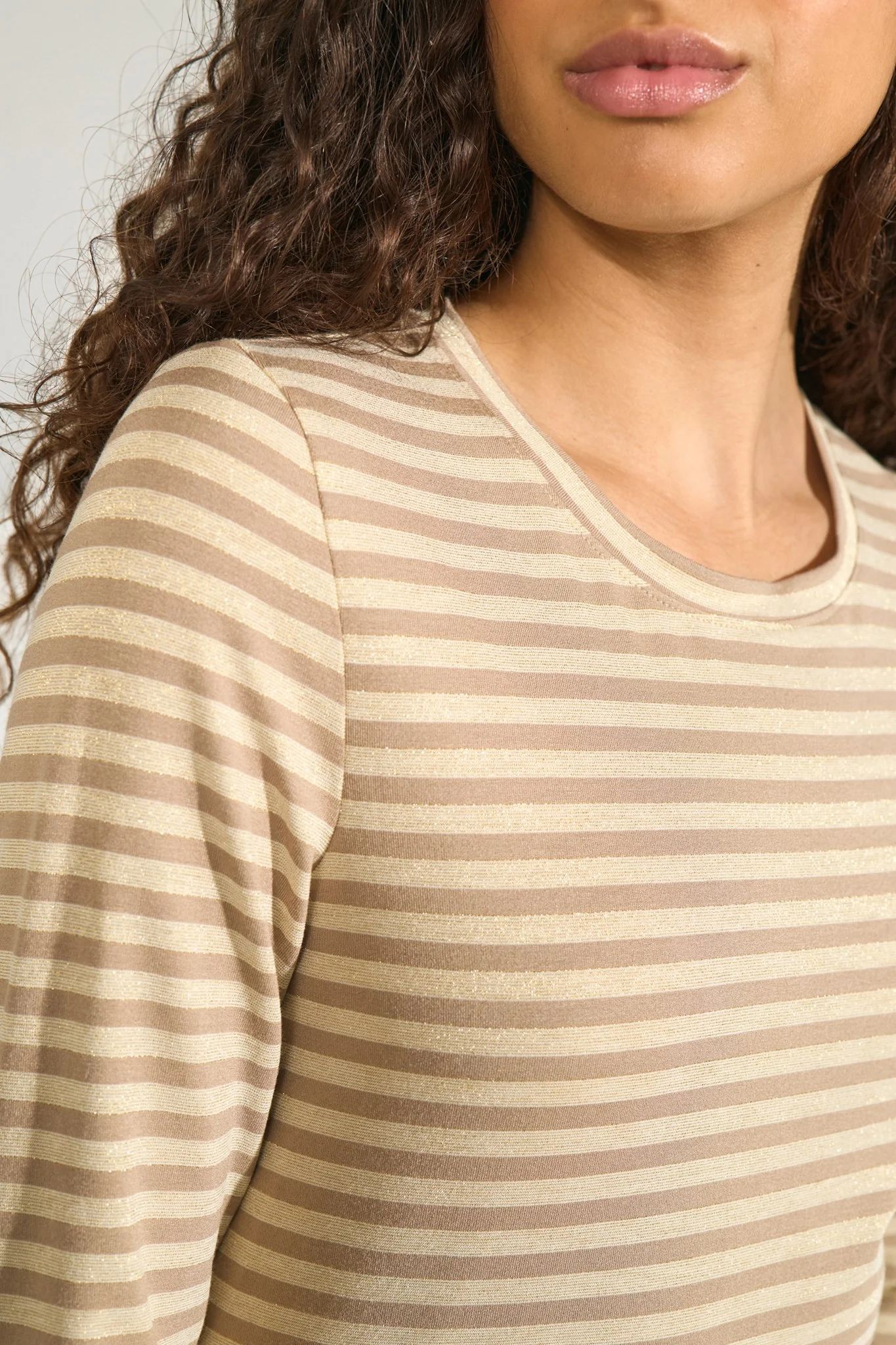 Camiseta rayas Nurixie (Beis) - Foto 3