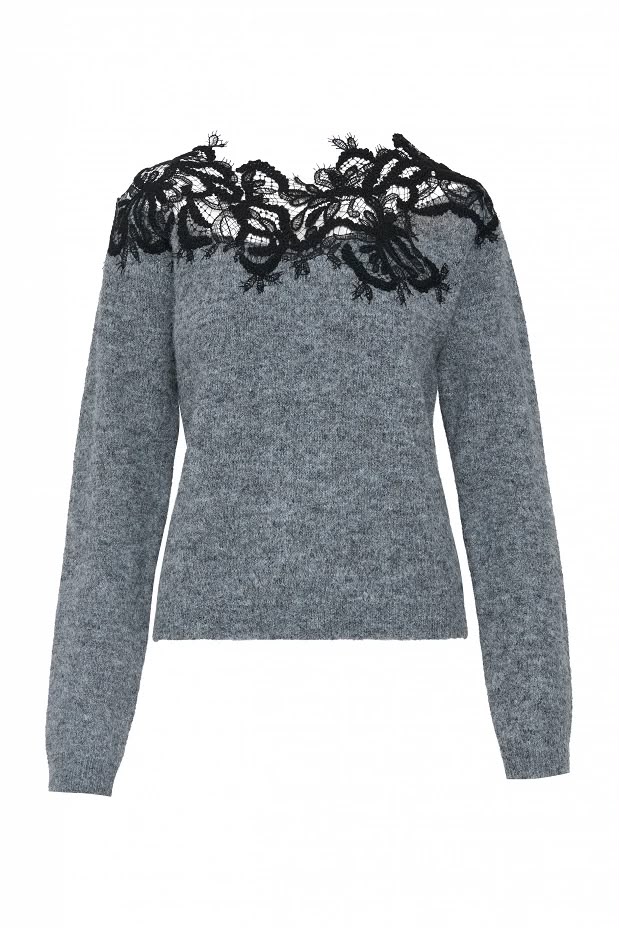 Jersey encaje gris BSB - Foto 1